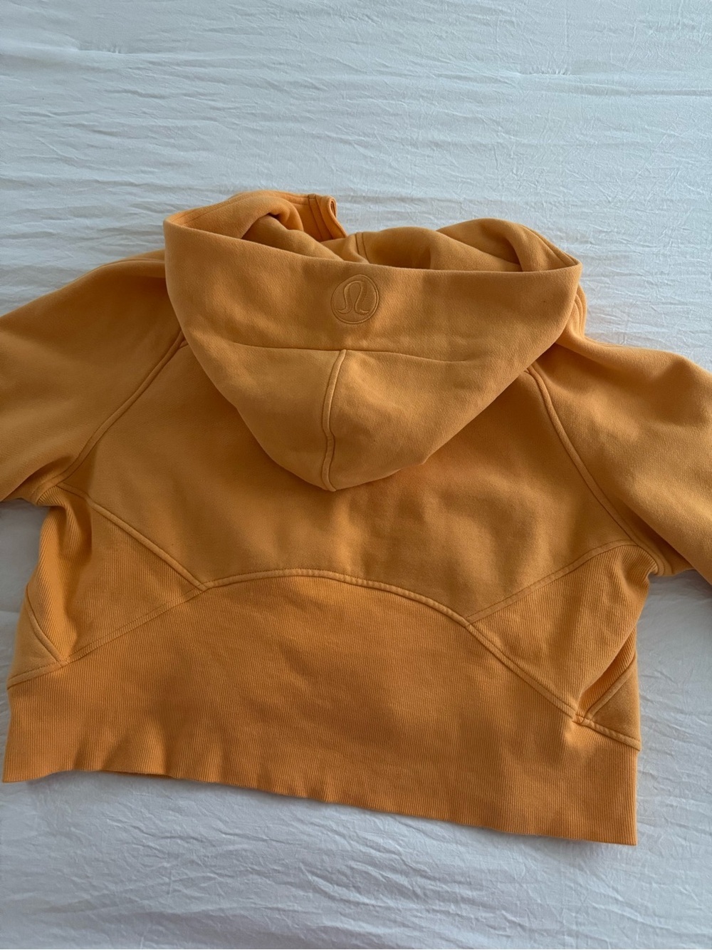 Lululemon Scuba Oversized Half-Zip Hoodie Mango Dream Size M/L - Picture 8 of 9